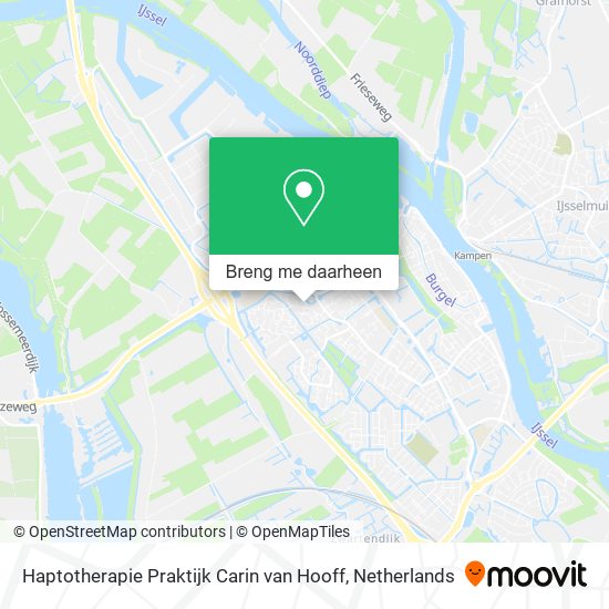 Haptotherapie Praktijk Carin van Hooff kaart