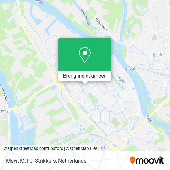 Mevr. M.T.J. Strikkers kaart
