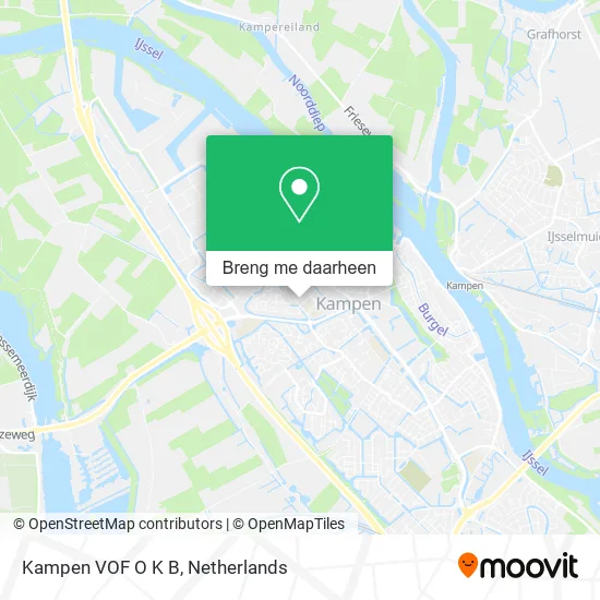 Kampen VOF O K B kaart