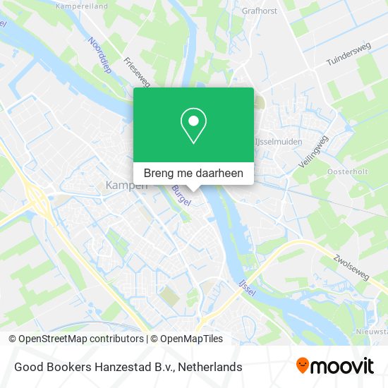 Good Bookers Hanzestad B.v. kaart