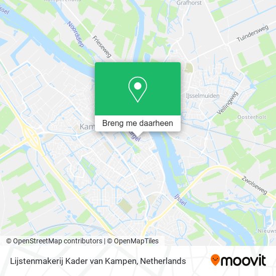 Lijstenmakerij Kader van Kampen kaart