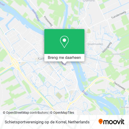 Schietsportvereniging op de Korrel kaart