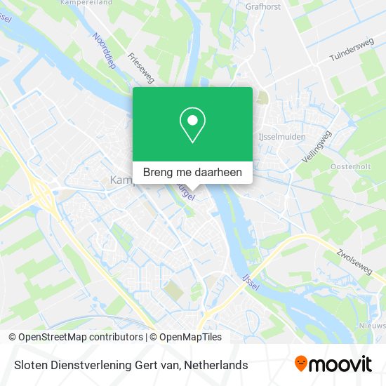 Sloten Dienstverlening Gert van kaart
