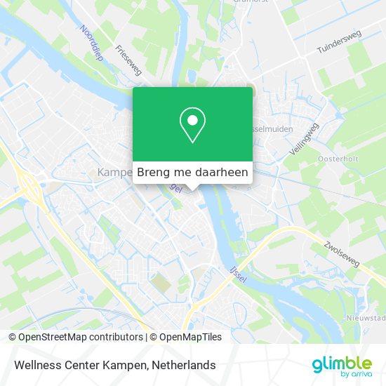 Wellness Center Kampen kaart