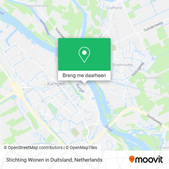 Stichting Wonen in Duitsland kaart