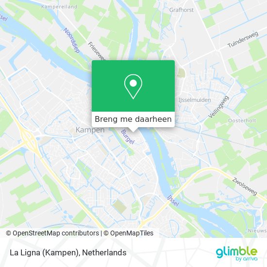 La Ligna (Kampen) kaart