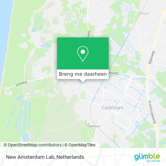 New Amsterdam Lab kaart