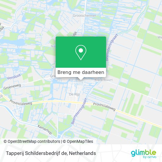 Tapperij Schildersbedrijf de kaart