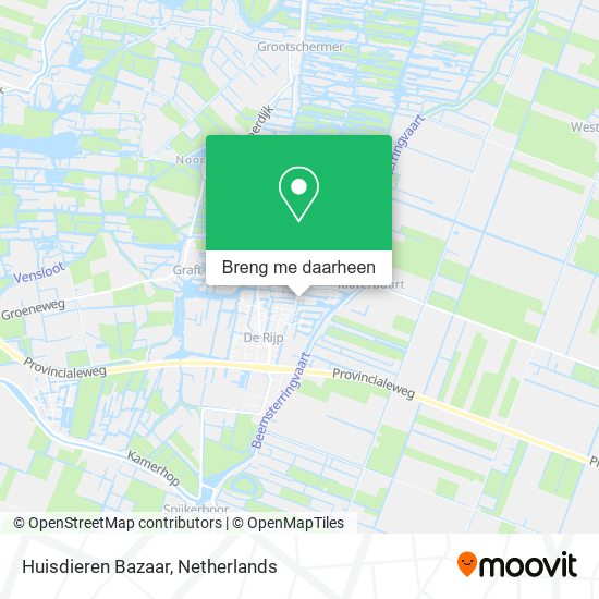 Huisdieren Bazaar kaart