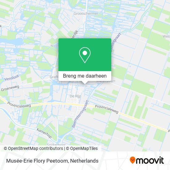 Musée-Erie Flory Peetoom kaart