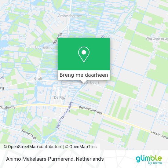 Animo Makelaars-Purmerend kaart