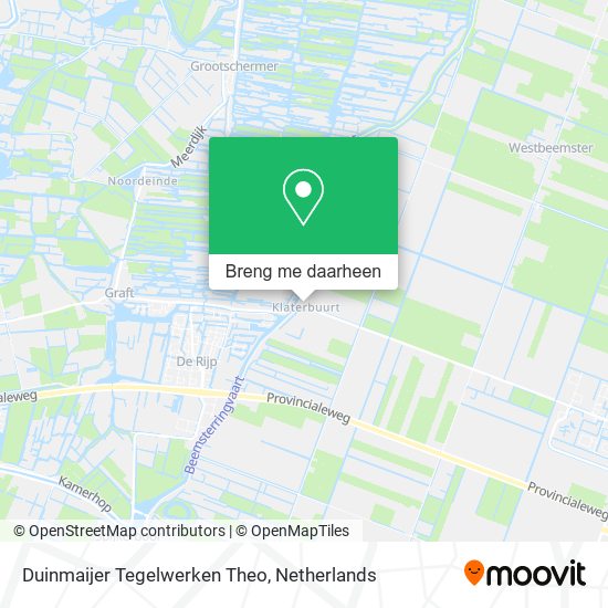 Duinmaijer Tegelwerken Theo kaart