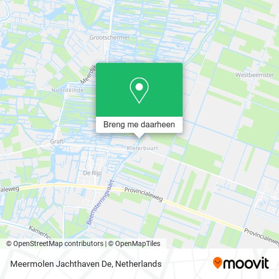 Meermolen Jachthaven De kaart