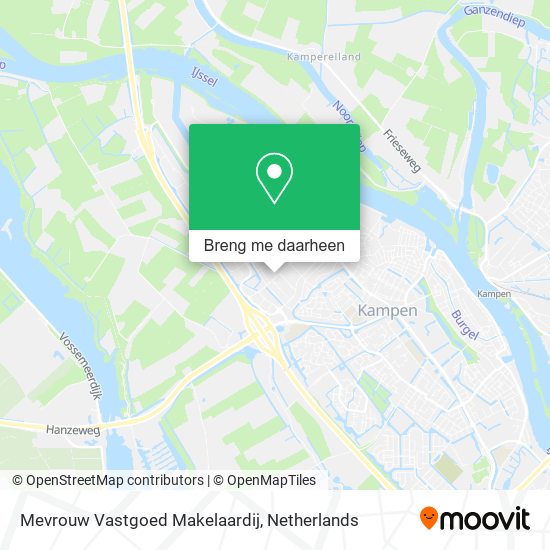 Mevrouw Vastgoed Makelaardij kaart