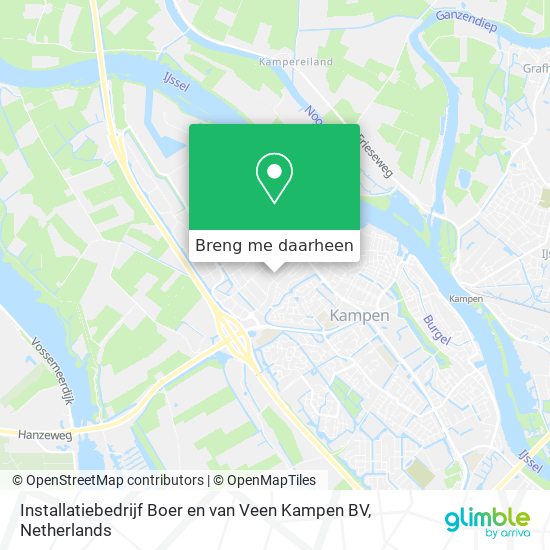 Installatiebedrijf Boer en van Veen Kampen BV kaart