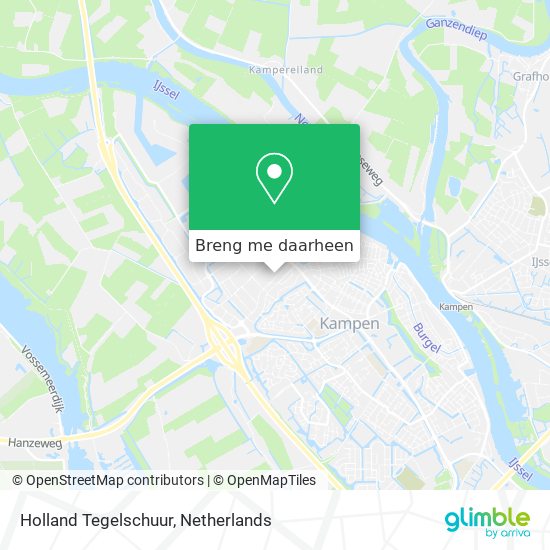 Holland Tegelschuur kaart