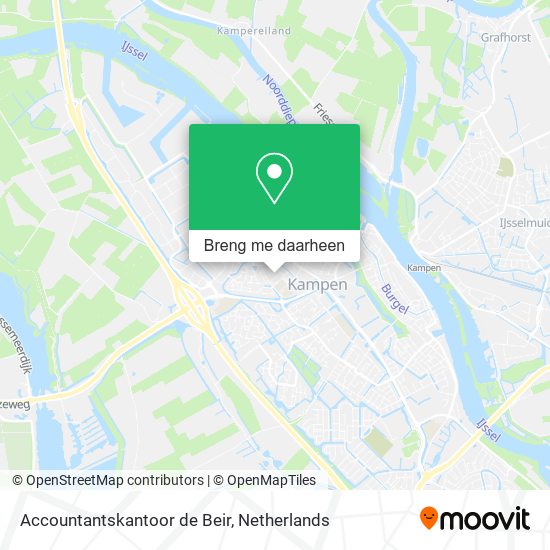 Accountantskantoor de Beir kaart