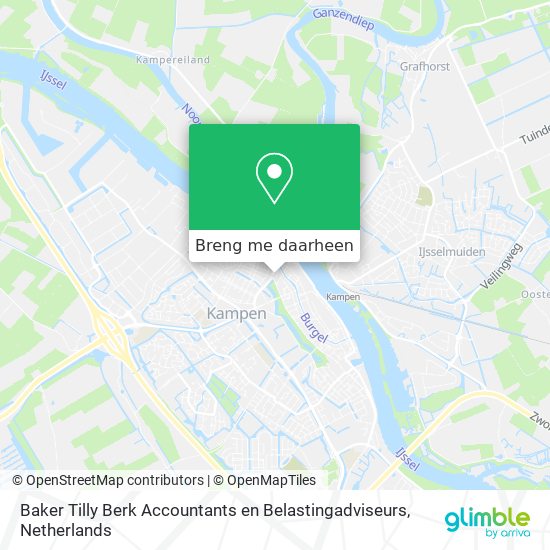 Baker Tilly Berk Accountants en Belastingadviseurs kaart