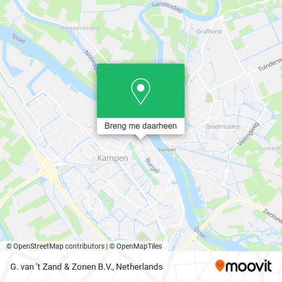 G. van 't Zand & Zonen B.V. kaart