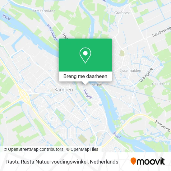 Rasta Rasta Natuurvoedingswinkel kaart