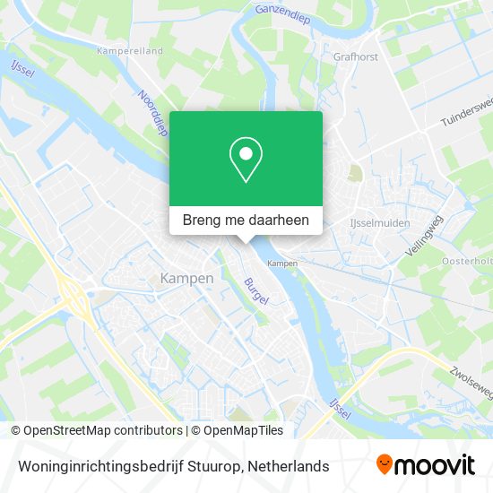 Woninginrichtingsbedrijf Stuurop kaart