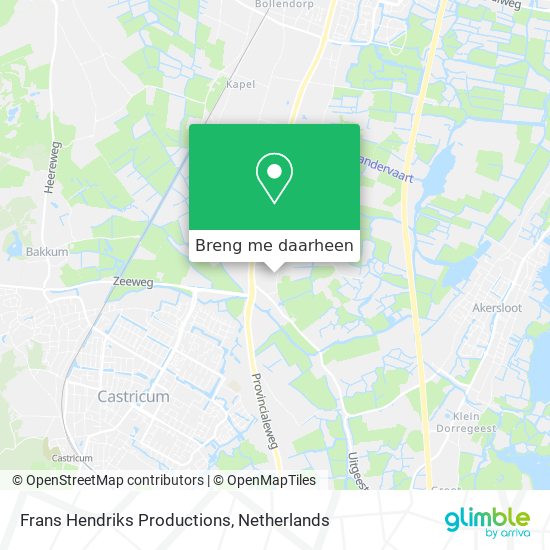 Frans Hendriks Productions kaart