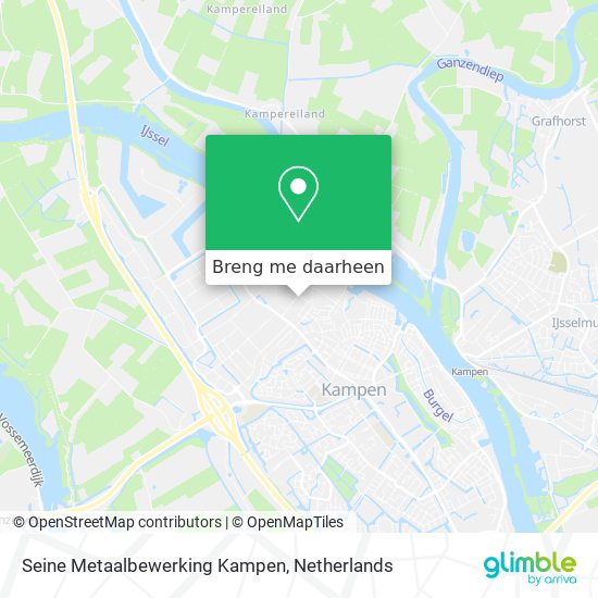 Seine Metaalbewerking Kampen kaart