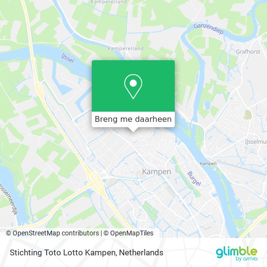 Stichting Toto Lotto Kampen kaart
