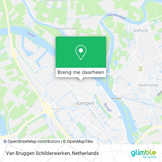 Van Bruggen Schilderwerken kaart