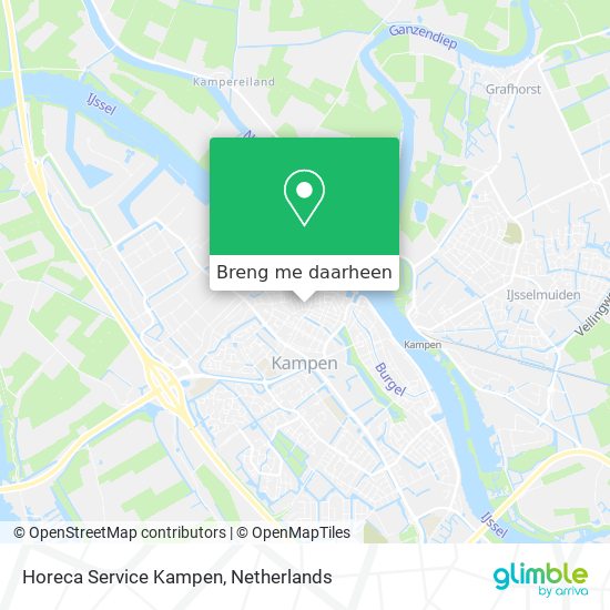 Horeca Service Kampen kaart