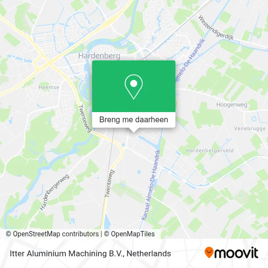 Itter Aluminium Machining B.V. kaart