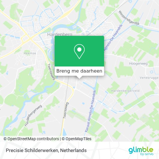 Precisie Schilderwerken kaart