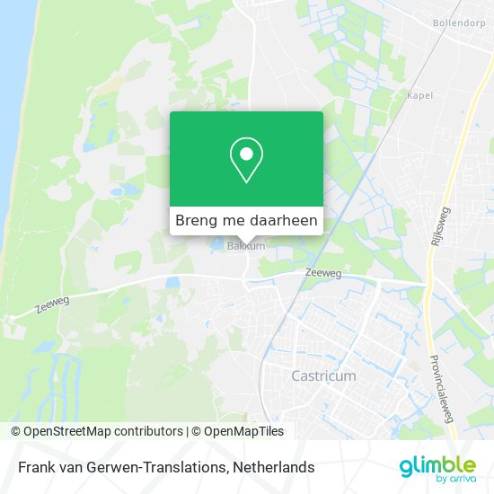 Frank van Gerwen-Translations kaart