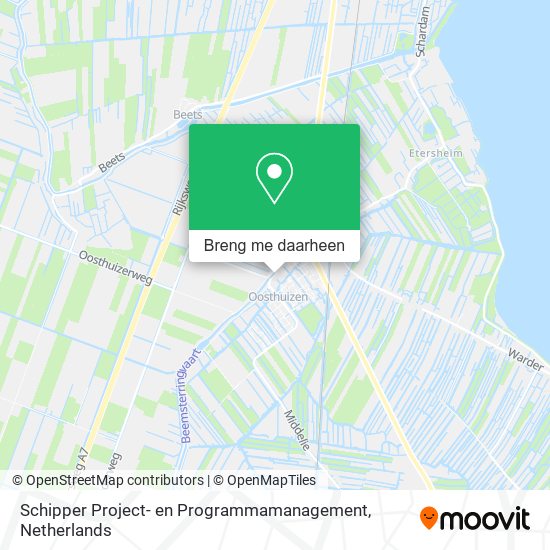 Schipper Project- en Programmamanagement kaart