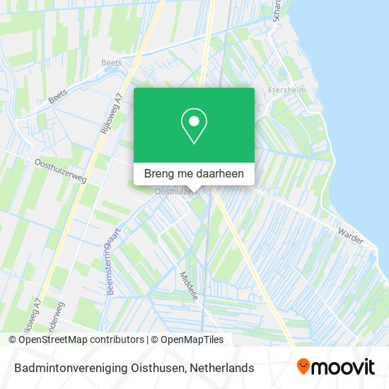Badmintonvereniging Oisthusen kaart