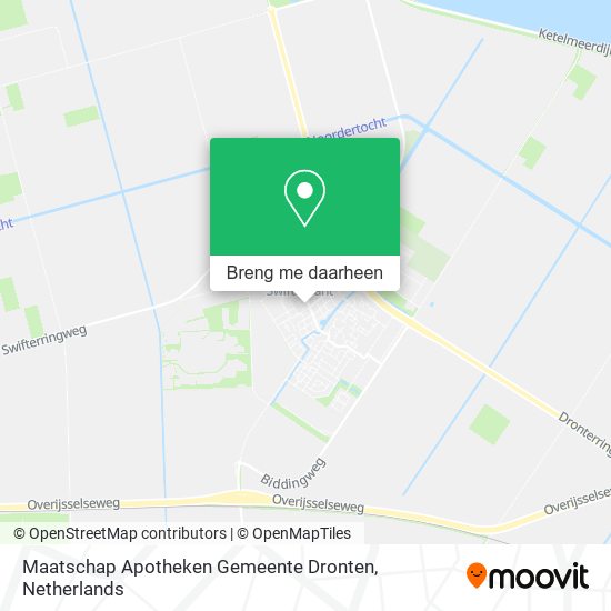 Maatschap Apotheken Gemeente Dronten kaart