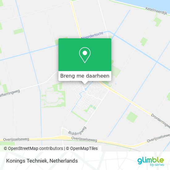 Konings Techniek kaart