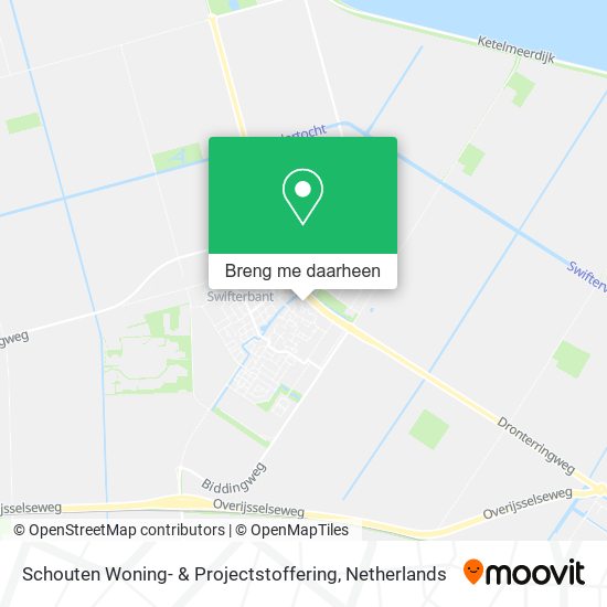 Schouten Woning- & Projectstoffering kaart