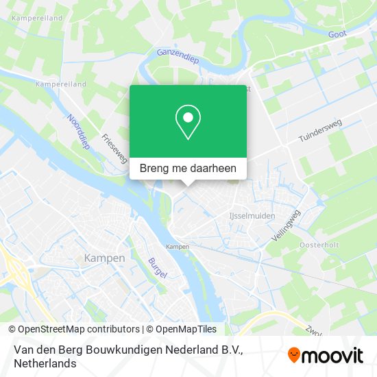 Van den Berg Bouwkundigen Nederland B.V. kaart