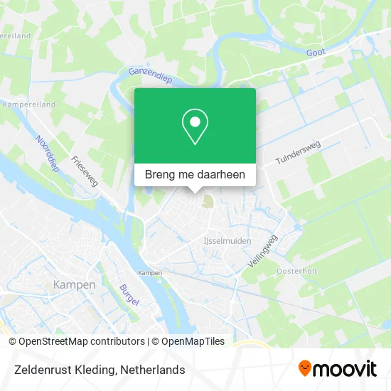 Zeldenrust Kleding kaart