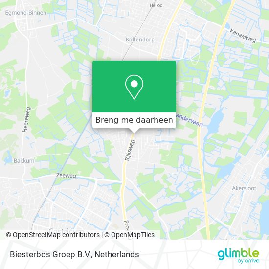 Biesterbos Groep B.V. kaart