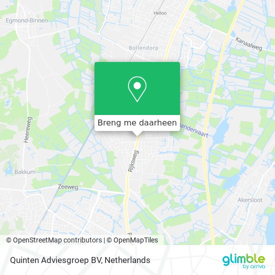 Quinten Adviesgroep BV kaart