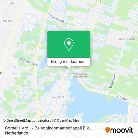 Cornelis Vrolijk Beleggingsmaatschappij B.V. kaart