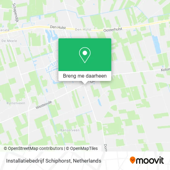 Installatiebedrijf Schiphorst kaart