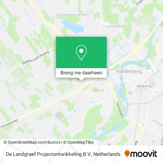 De Landgraef Projectontwikkeling B.V. kaart