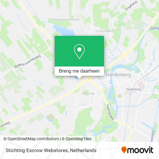 Stichting Escrow Webstores kaart