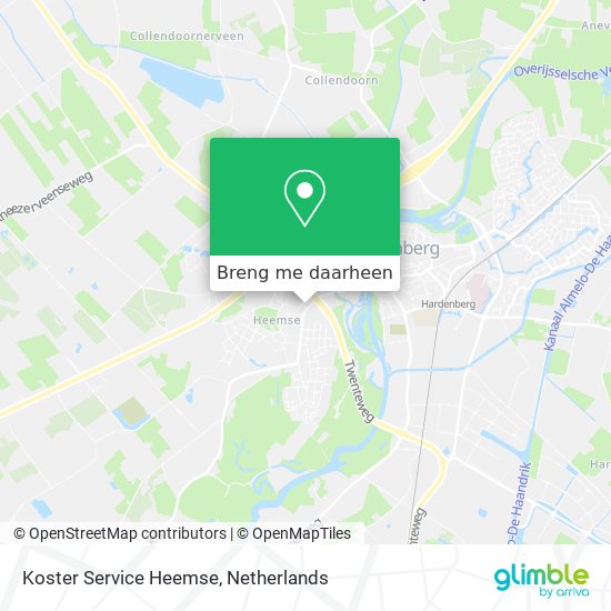 Koster Service Heemse kaart