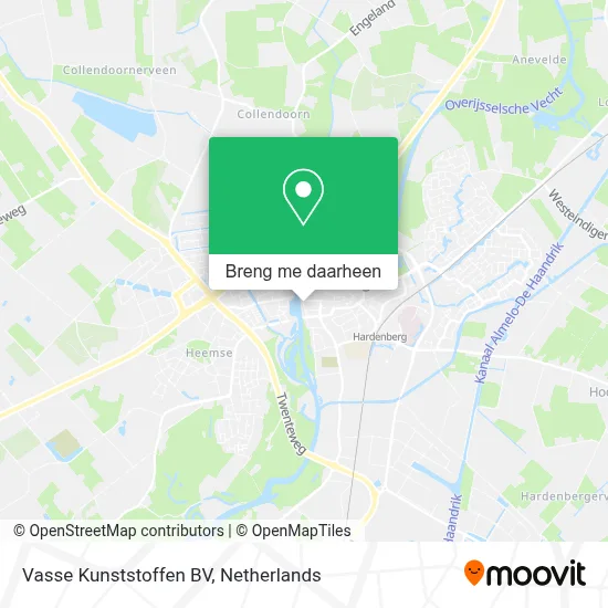 Vasse Kunststoffen BV kaart