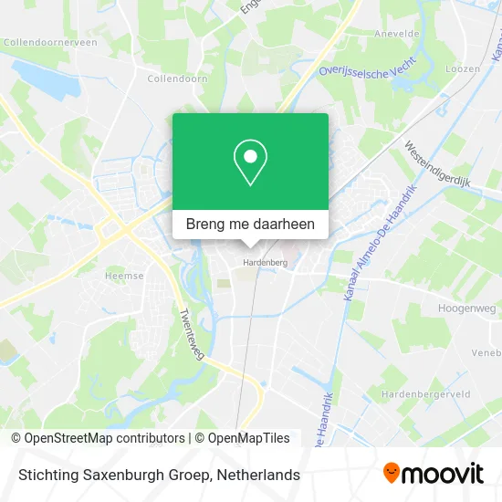 Stichting Saxenburgh Groep kaart