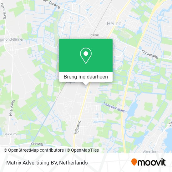 Matrix Advertising BV kaart